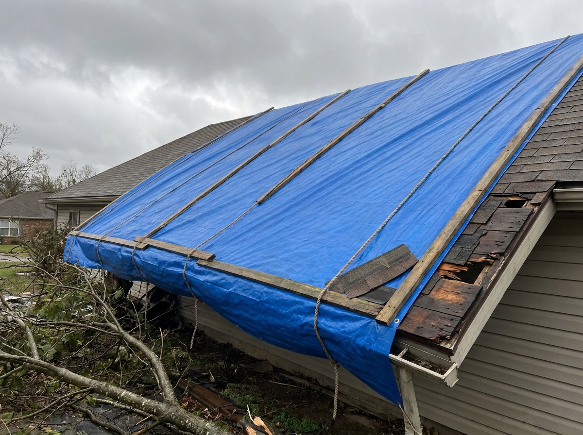Emergency Roof Tarping